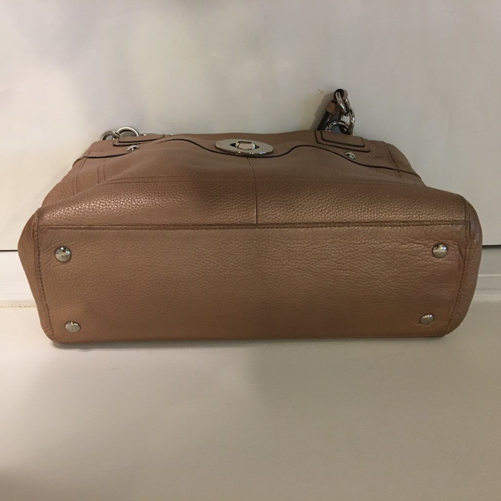 Coach Golden Brown Shoulder Leather Bag (K1160-F16531) - Picture 5 of 11